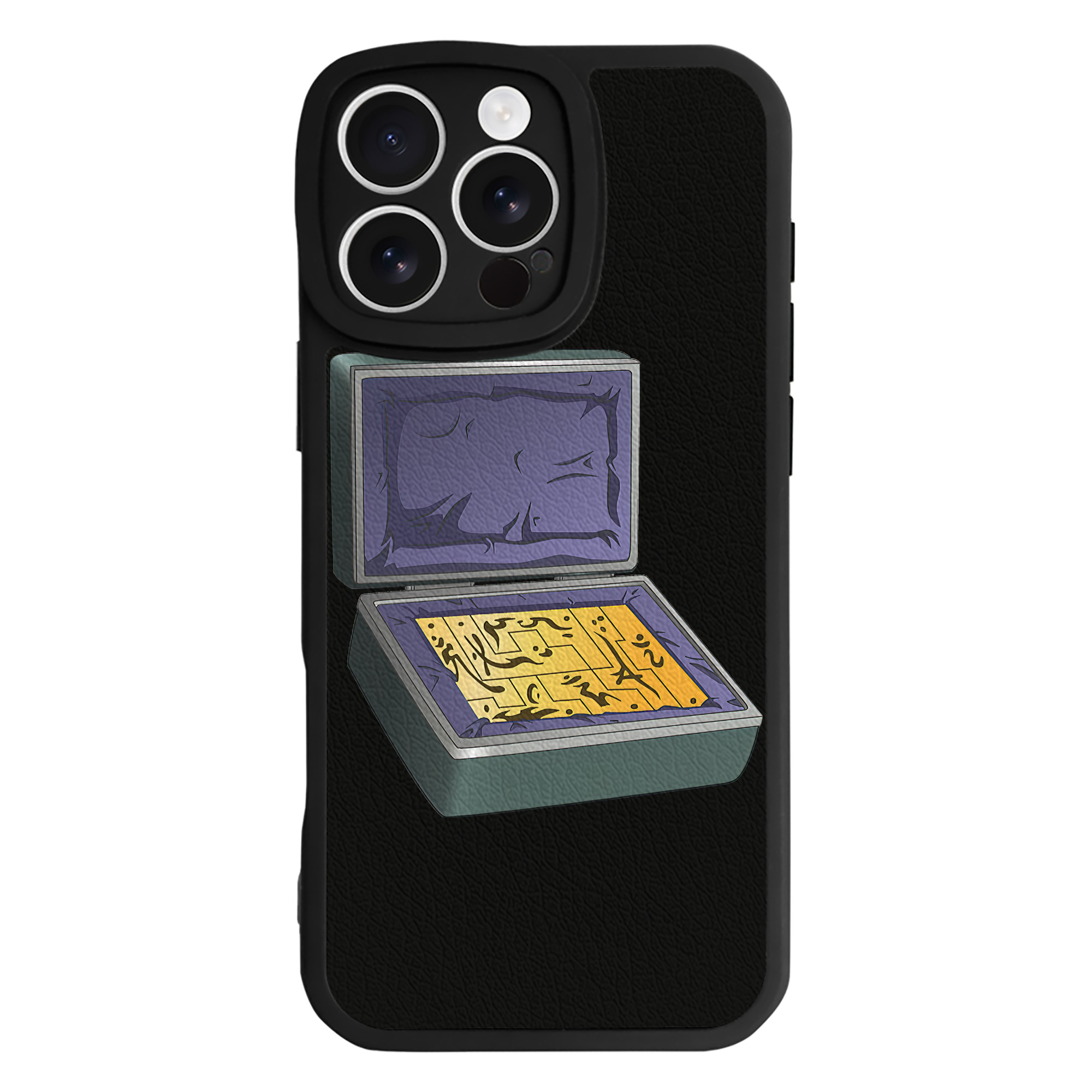 遊☆戯☆王 Yu-Gi-Oh! 【iPhone 16シリーズ対応】シリコンスマホケース（レザー調） 材質：シリコン